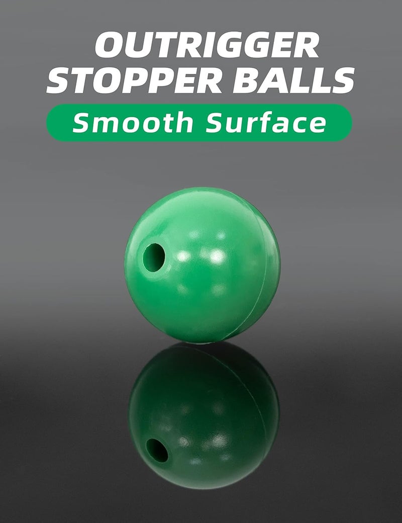BLUEWING Outrigger Ball Stops 2pcs Fishing Rigging Plastic Pair Outrigger Line Ball Stoppers - Image 5